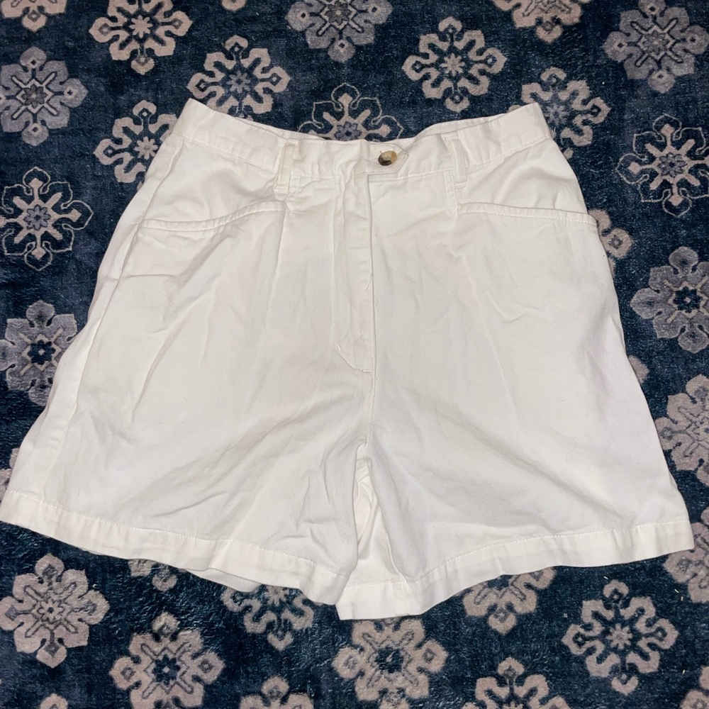 Style & Co. High Waist White Shorts